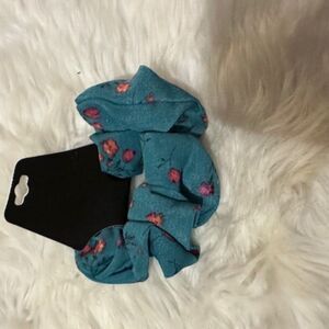 Mallard Flower Chiffon Scrunchie SC2986  - women's  Handmade NWT Boutique